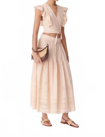 Vanessa Bruno Aora Skirt In Beige In Neutral