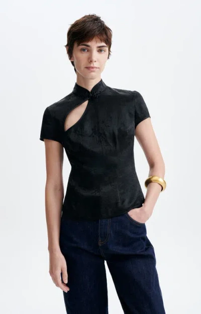 Vanessa Bruno Asymmetric Top In Black