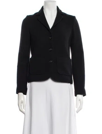 Pre-owned Vanessa Bruno Athé Wool Blazer In Black