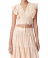 Vanessa Bruno Aya Top In Beige In Gray