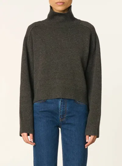 Vanessa Bruno Ballerine Turtleneck Sweater In Anthracite In Gray