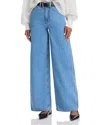 Vanessa Bruno Bilbao High Rise Wide Leg Jeans In Royal In Royal