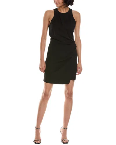 Vanessa Bruno Blondie Linen-blend Sheath Dress In Black