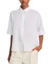 Vanessa Bruno Bobby Boxy Button-down Shirt In Blanc