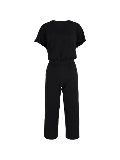 Pre-owned Vanessa Bruno Bow Detail Back Jumpsuit In Black