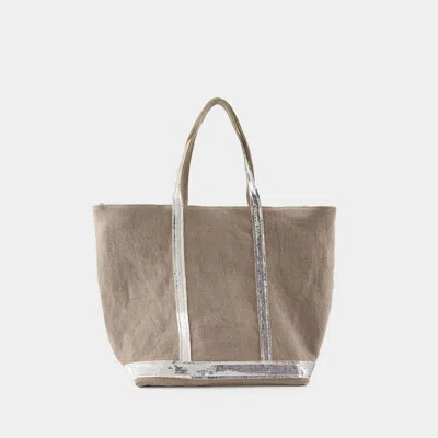 Vanessa Bruno Cabas L Shopper Bag In Neutral