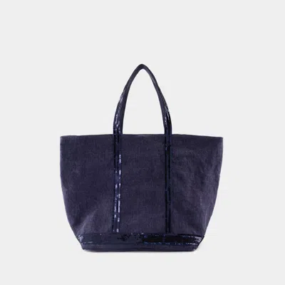 Vanessa Bruno Cabas L Shopper Bag In Blue