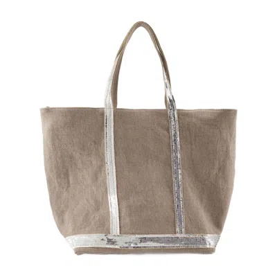 Vanessa Bruno Cabas L Shopper Bag In Brown