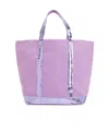 Vanessa Bruno Cabas Logo Tote In Purple