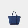 Vanessa Bruno Small Cabas Shoulder Bag In Blue