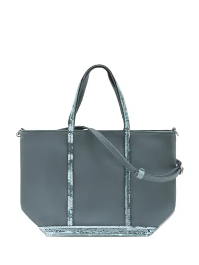 Vanessa Bruno Cabas Sequin-embellishment Tote Bag In Blue