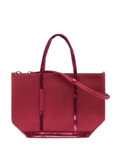 Vanessa Bruno Cabas Sequin-embellishment Tote Bag In Red