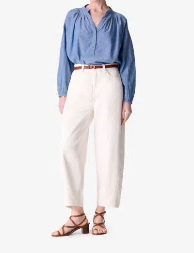 Vanessa Bruno Caleb Jeans In Greige In White