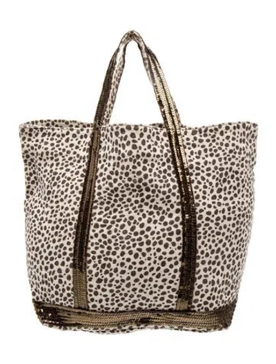 Pre-owned Vanessa Bruno Canvas Top Handle Bag In Neutral