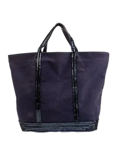Pre-owned Vanessa Bruno Canvas Tote In Blue