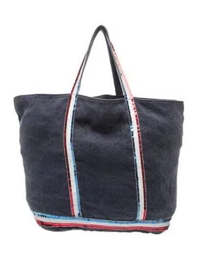 Pre-owned Vanessa Bruno Canvas Tote In Blue