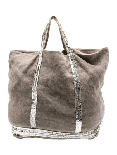Pre-owned Vanessa Bruno Canvas Tote In Grey