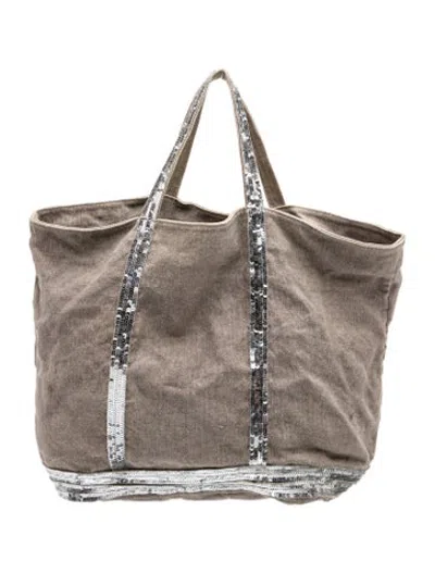 Pre-owned Vanessa Bruno Canvas Tote In Grey