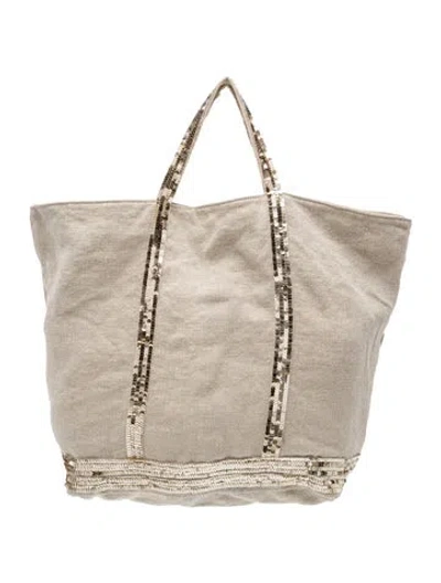 Pre-owned Vanessa Bruno Canvas Tote In Neutrals