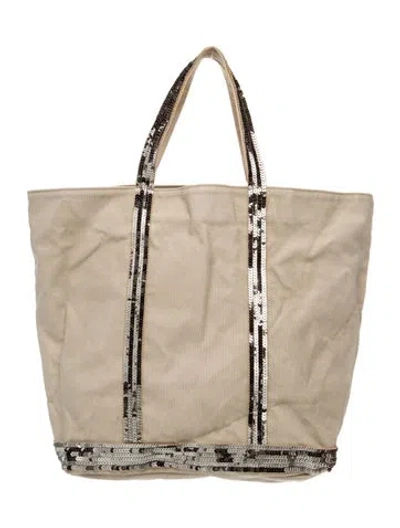 Pre-owned Vanessa Bruno Canvas Tote In Neutrals