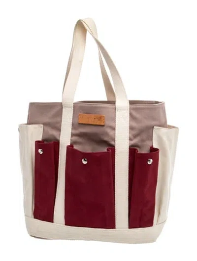 Pre-owned Vanessa Bruno Canvas Tote In Neutrals