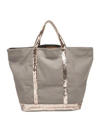 Pre-owned Vanessa Bruno Canvas Tote In Neutrals