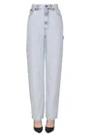 Vanessa Bruno Carpenter Style Jeans In Light Denim