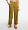 Vanessa Bruno Chino Wide Leg Pants In Brown