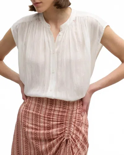 Vanessa Bruno Clio Blouse In Blanc In White