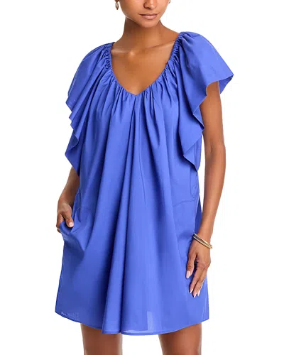 Vanessa Bruno Clodie Mini Dress In Quetsche