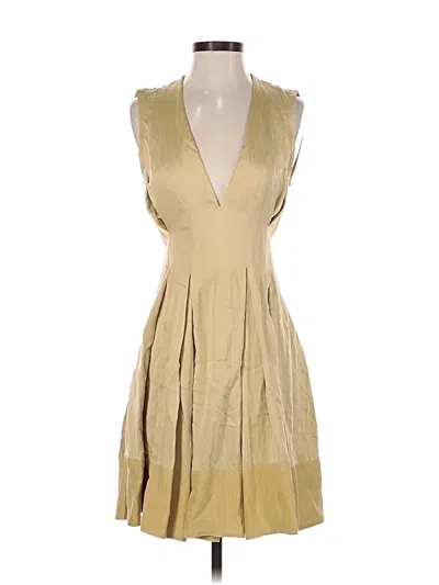 Pre-owned Vanessa Bruno Cocktail Dress In Tan