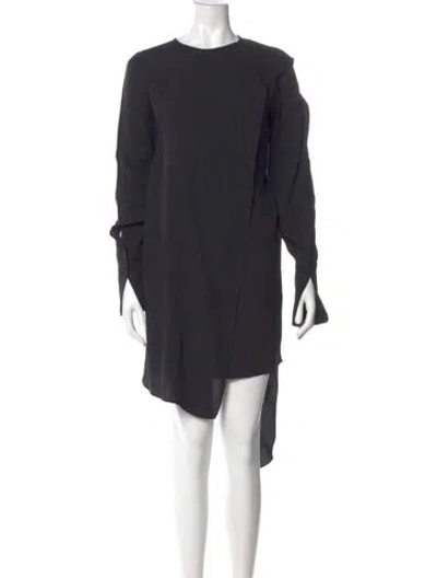 Pre-owned Vanessa Bruno Crew Neck Knee-length Dress In Blue