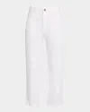 Vanessa Bruno Cropped Straight-leg Pants In Blanc