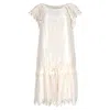 Vanessa Bruno Cutout-detailed Mini Dress In Ivory Silk In Neutral