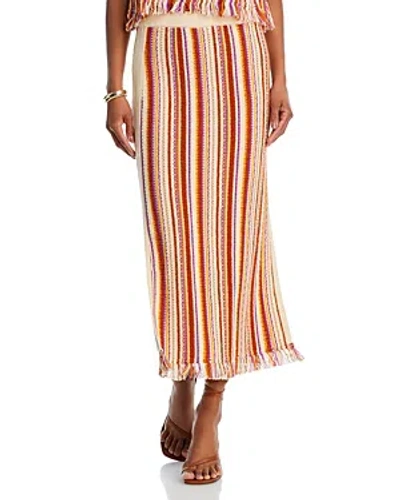 Vanessa Bruno Cypress Skirt In Creme Multicolor
