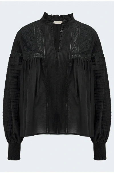 Vanessa Bruno Dahlia Blouse In Noir In Black