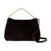 Vanessa Bruno Daily Chain Gm Shoulder Bag - Synthetic - Brown In Black