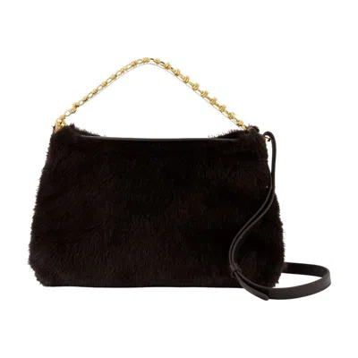 Vanessa Bruno Daily Chain Gm Shoulder Bag In Brown