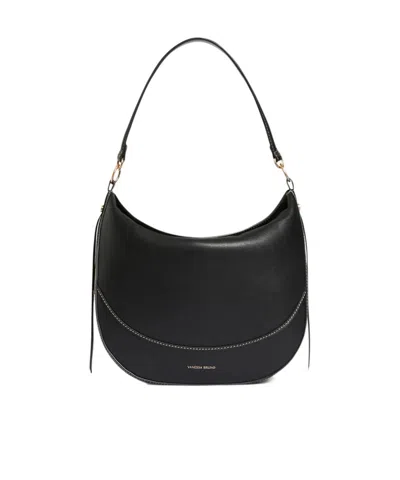 Vanessa Bruno Daily Logo Shoulder Bag In Black