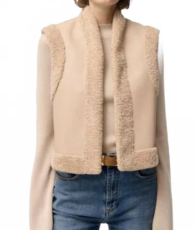 Vanessa Bruno Daman Vest In Biscuit In Neutral