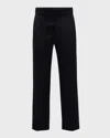Vanessa Bruno Dandy Cropped Straight-leg Twill Pants In Noir