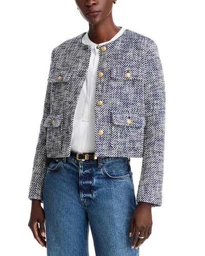 VANESSA BRUNO DEANA HERRINGBONE JACKET