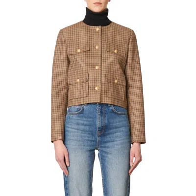 Vanessa Bruno Deana Jacket In Camel In Brown