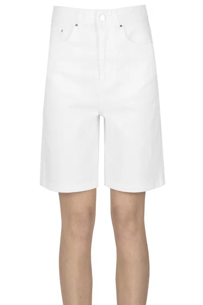 Vanessa Bruno Denim Bermuda In White