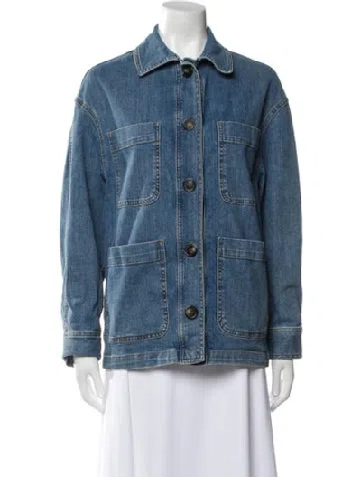 Pre-owned Vanessa Bruno Denim Jacket In Blue