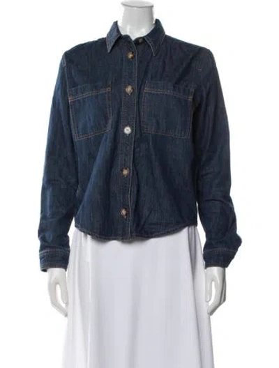 Pre-owned Vanessa Bruno Denim Jacket In Blue