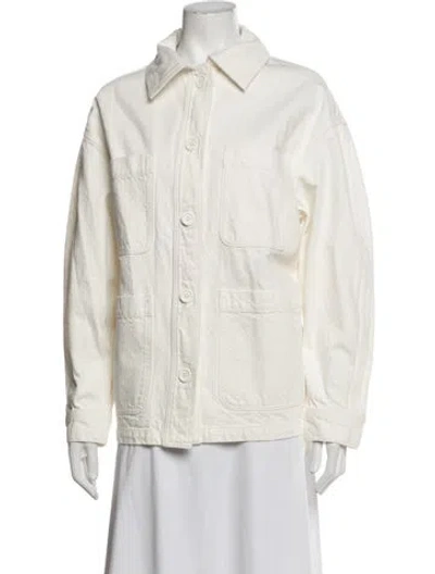Pre-owned Vanessa Bruno Denim Jacket W/ Tags In Neutrals
