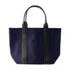 Vanessa Bruno Denim Shopper Bag In Blue