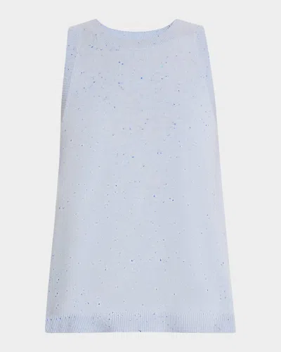 Vanessa Bruno Desiree Speckled Wool Tank In Caraibes