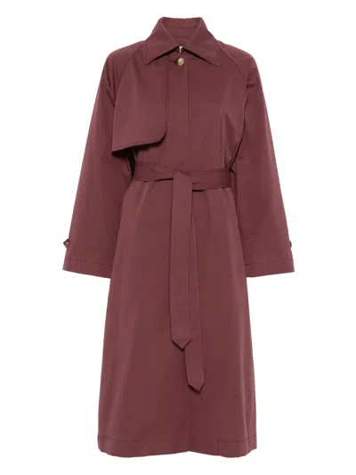 Vanessa Bruno Dexter Trench Coat In Red